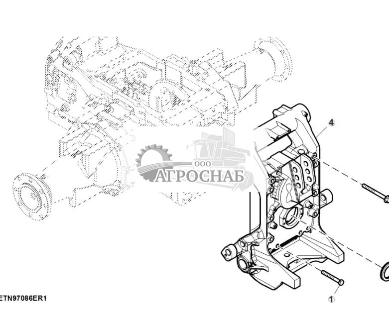 Корпус PTO и рама сцепки - ST783276 323.jpg